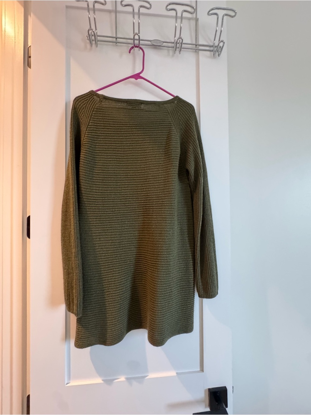 a.n.a Olive Knit Pullover Sweater size M